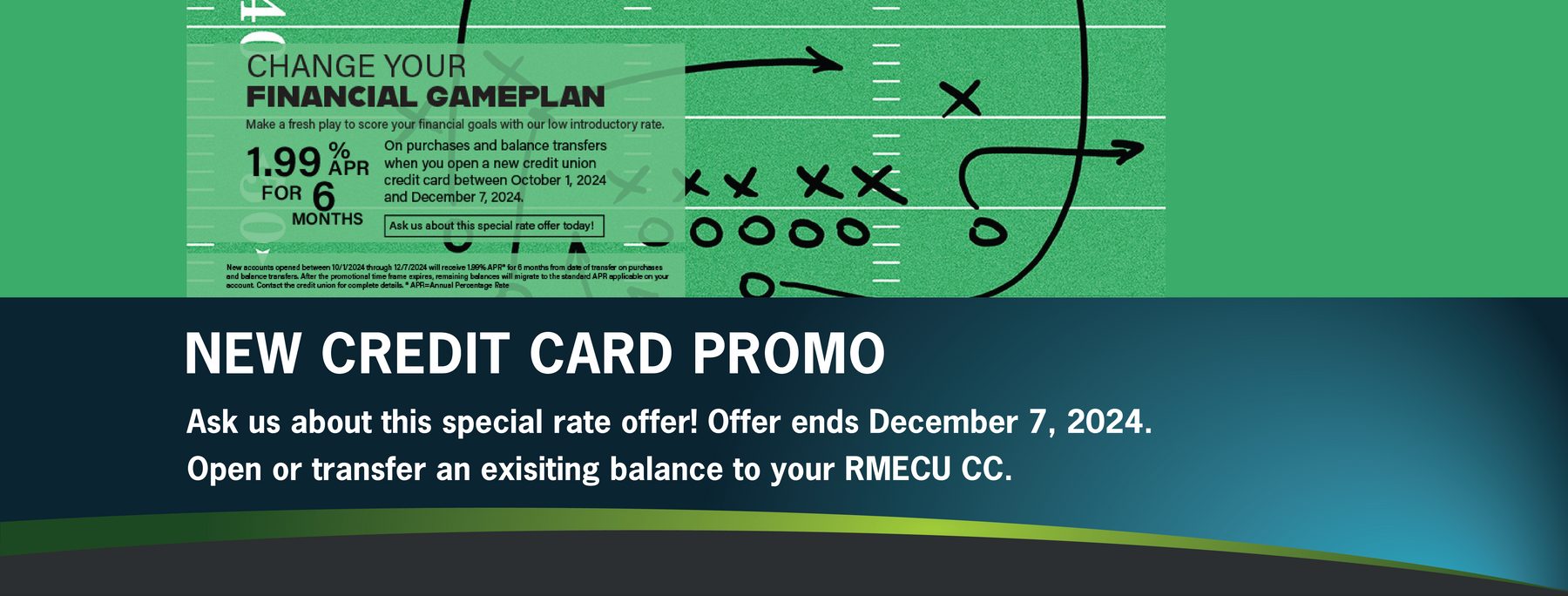 New credit card promo